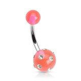 Piercing nombril UV 21 - Multistrass
