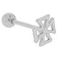 Piercing langue 22 - Croix