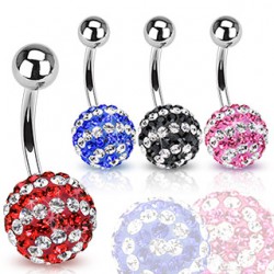 Piercing nombril cristal 31 - Férido lignes