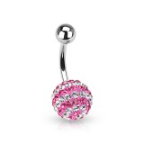 Piercing nombril cristal 31 - Férido lignes