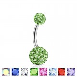 Piercing nombril cristal 27 - Mini férido