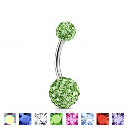 Piercing nombril cristal 27 - Mini férido