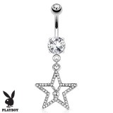Piercing nombril Playboy 11 - Lapin étoile