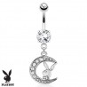 Piercing nombril Playboy 08 - Lapin et lune
