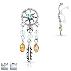 Piercing nombril attrape rêve 08 - Inversé