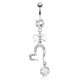 Piercing nombril coeur 83 - Noeud papillon