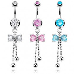 Piercing nombril noeud papillon 09 - Chainettes