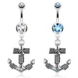 Piercing nombril ancre marine 07 - Cordage