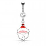 Piercing nombril père noël (08)