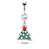 Piercing nombril sapin de noël (11)