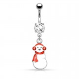 Piercing nombril bonhomme de neige (04)