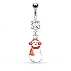 Piercing nombril bonhomme de neige (04)