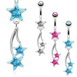 Piercing nombril étoile 01 - Pendantes