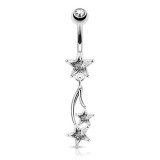 Piercing nombril étoile 01 - Pendantes