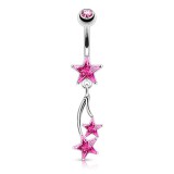 Piercing nombril étoile 01 - Pendantes