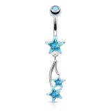Piercing nombril étoile 01 - Pendantes
