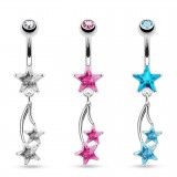 Piercing nombril étoile 01 - Pendantes