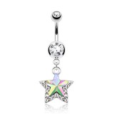 Piercing nombril étoile 02 - Double