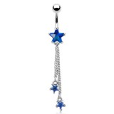 Piercing nombril étoile 19 - Chainettes