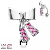 Piercing nombril inversé 28 - Noeud papillon
