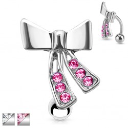 Piercing nombril inversé 28 - Noeud papillon