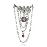 Piercing nombril inversé 30 - Croix et chainettes