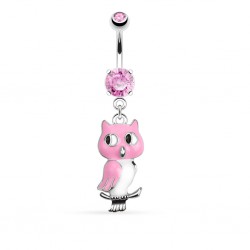 Piercing nombril hibou peint (22)