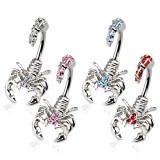 Piercing nombril scorpion menaçant (32)