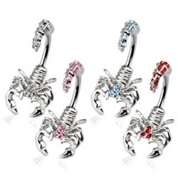 Piercing nombril scorpion menaçant (32)