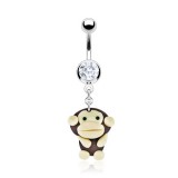 Piercing nombril singe mignon (61)