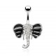Piercing nombril éléphant oreilles noires (72)