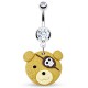Piercing nombril ourson pirate (125)