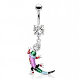 Piercing nombril salamandre multicolore (151)