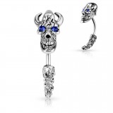 Piercing nombril gothique 26 - Démon haut et bas