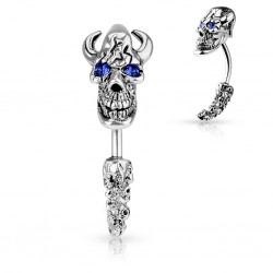 Piercing nombril gothique 26 - Démon haut et bas