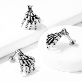 Piercing micro-labret 34 - Main squelette
