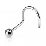 Nez en U en or-14K - Boule