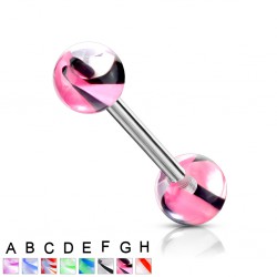 Piercing de langue UV 47 - Agate