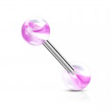 Piercing de langue UV 47 - Agate
