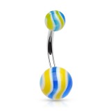 Piercing nombril UV 10 - Strié