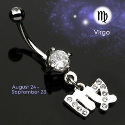 Piercing nombril zodiaque 02 - Vierge