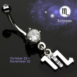 Piercing nombril zodiaque 03 - Scorpion