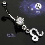 Piercing nombril zodiaque 04 - Lion