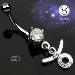 Piercing nombril zodiaque 06 - Taureau