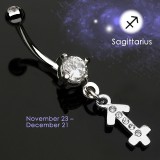 Piercing nombril zodiaque 07 - Sagittaire