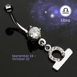 Piercing nombril zodiaque 08 - Balance
