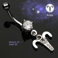 Piercing nombril zodiaque 09 - Belier