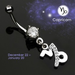 Piercing nombril zodiaque 10 - Capricorne