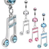 Piercing nombril musique 11 - Note