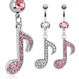 Piercing nombril musique 12 - Note